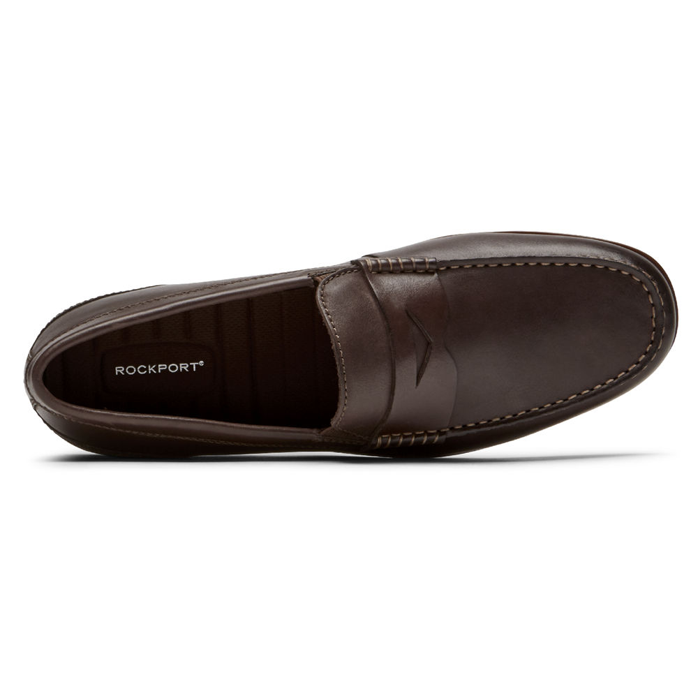 Rockport Slip-Ons Herre Mørke Brune - Malcom Penny - BPRJ50798